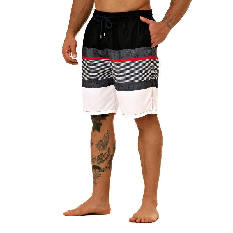 KAILUA SURF سروال سباحة رجالي كبير وطويل من KAILUA SURF، شورت سباحة رجالي مصمم مقاس 9 بوصات - Image 3